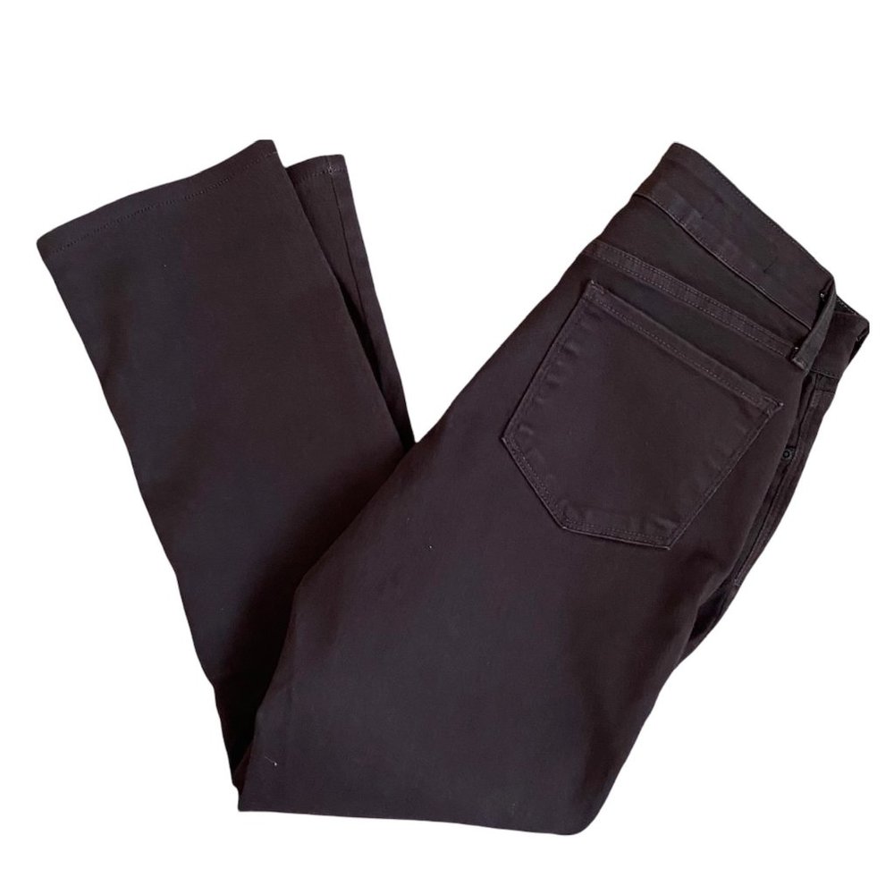 NYDJ Sheri Slim Brown Denim Jeans Size 2 Straight Legs
